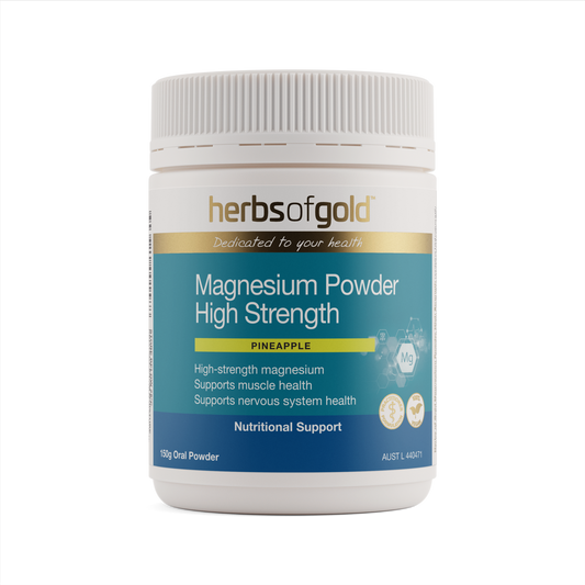 Herbs of Gold Magnesium Powder High Strength 150g