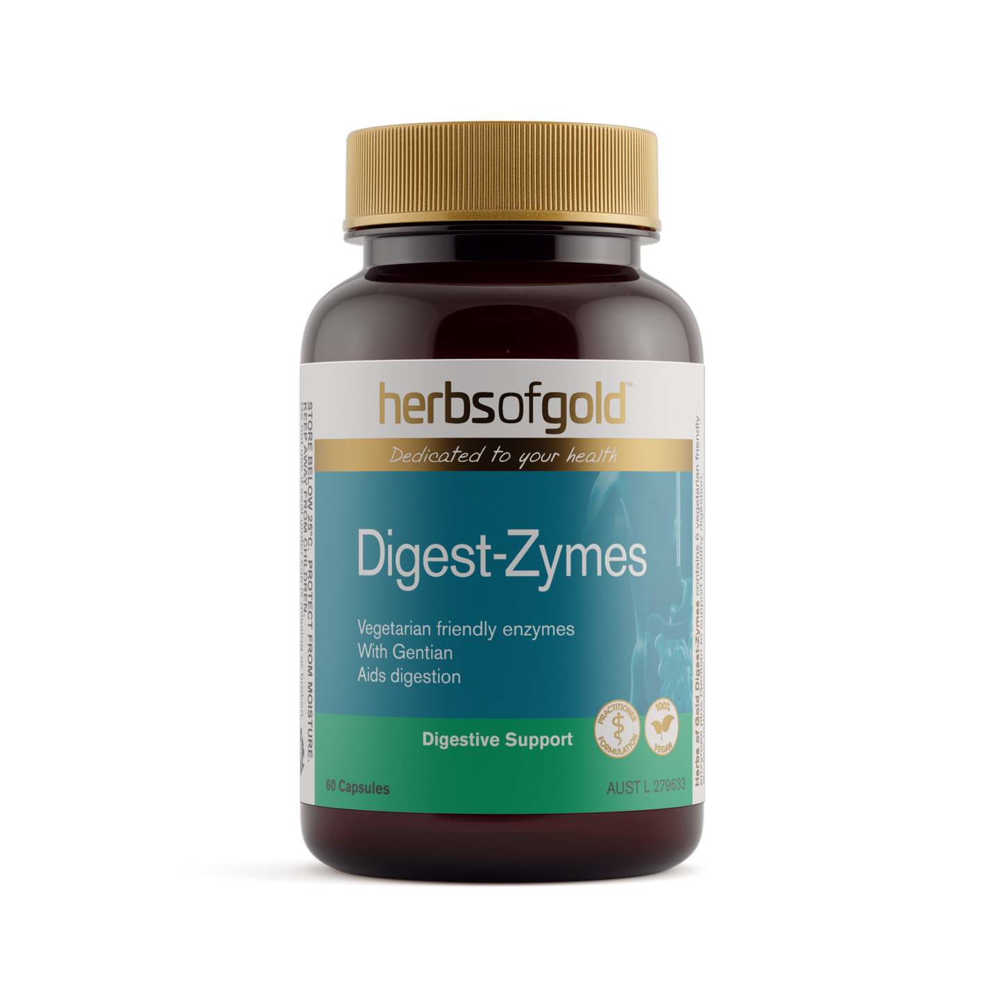 Herbs of Gold Digest-Zymes 60 capsules