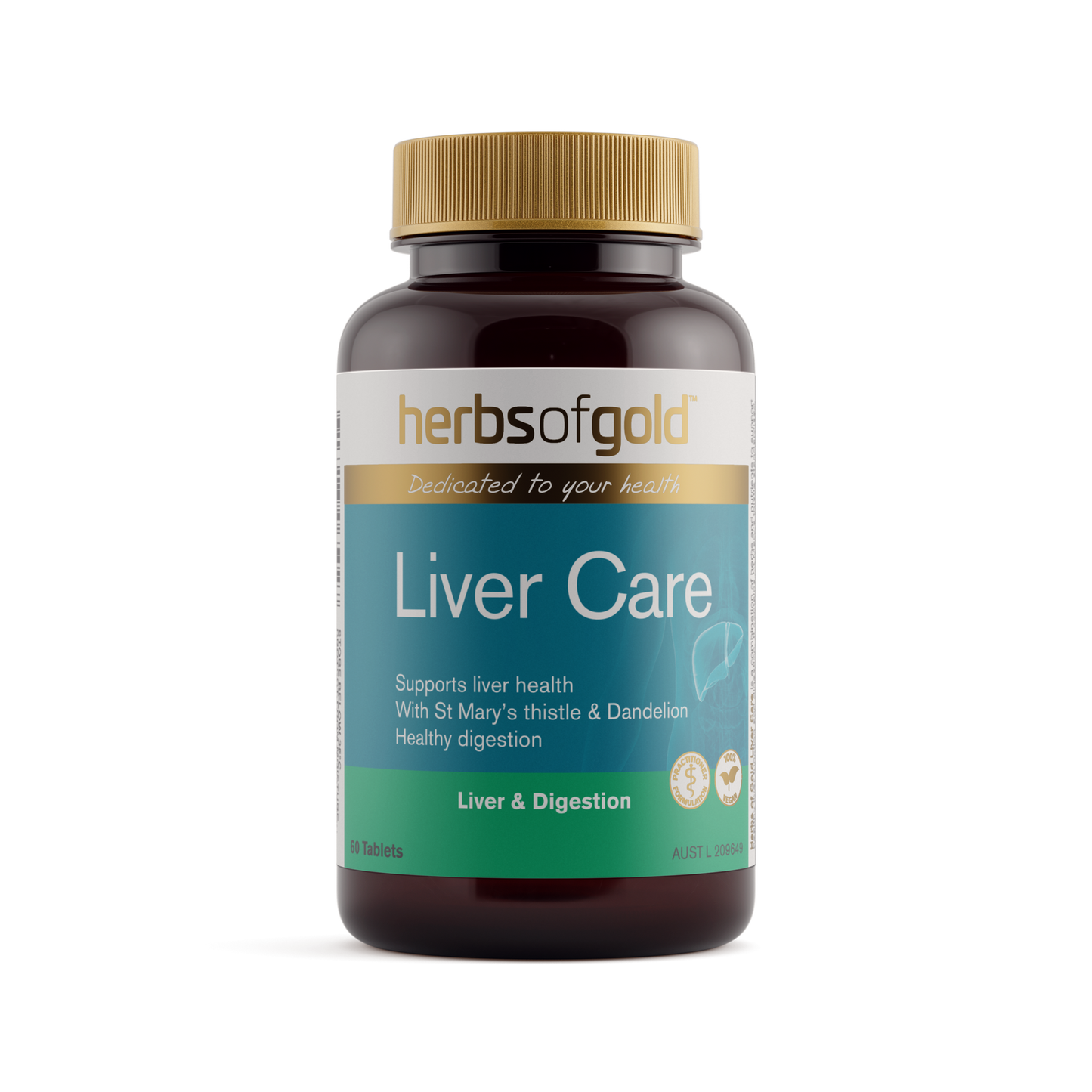 Herbs of Gold Liver Care 60 tablets