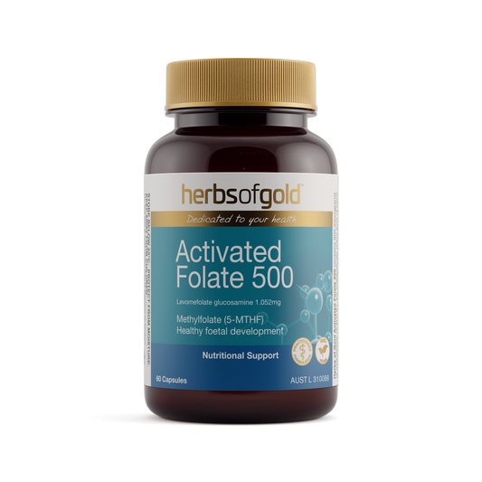 Herbs of Gold Activated Folate 500 60 capsules