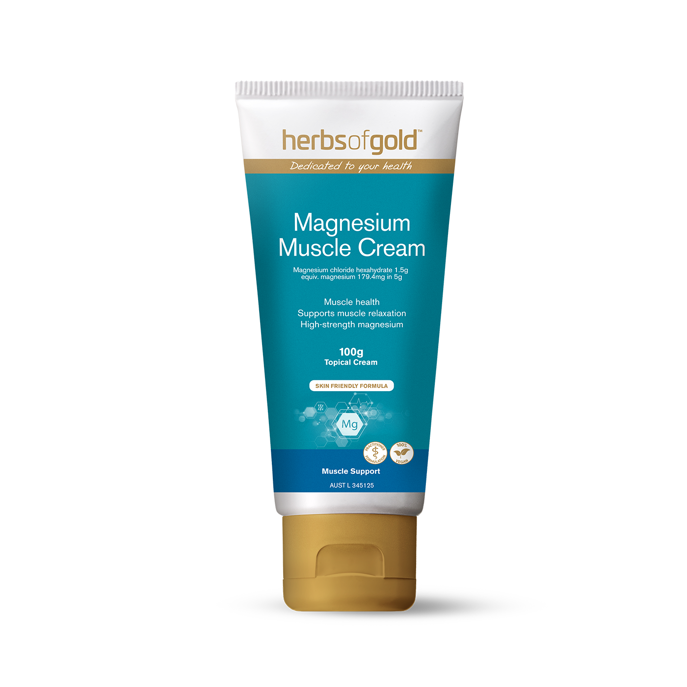 Herbs of Gold Magnesium Muscle Cream 100g