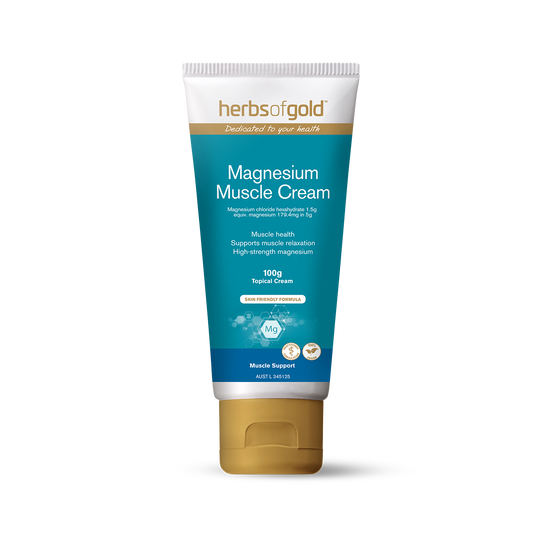 Herbs of Gold Magnesium Muscle Cream 100g