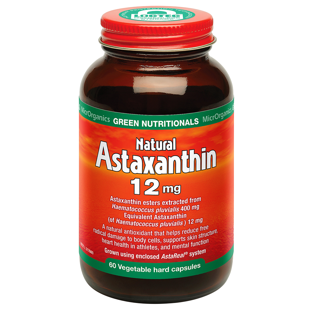 Green Nutritional's Astaxanthin 12mg 60 capsules