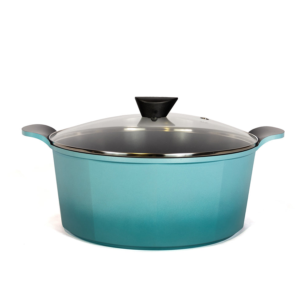 Neoflam Venn 32cm Casserole with Glass Lid, Induction