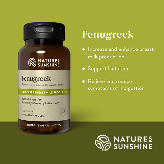 Natures Sunshine Fenugreek 100 capsules