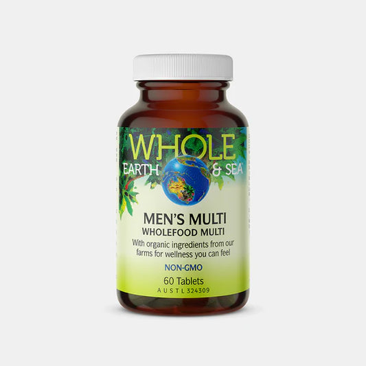 Whole Earth & Sea Men's Wholefood Multi 60 tablets