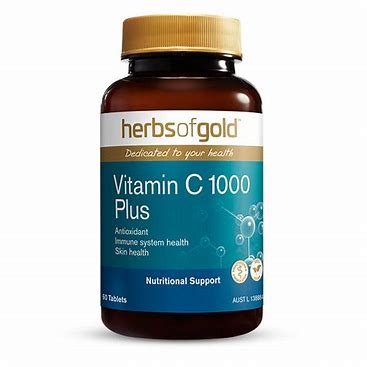 Herbs of Gold Vitamin C 1000 plus 60 tablets