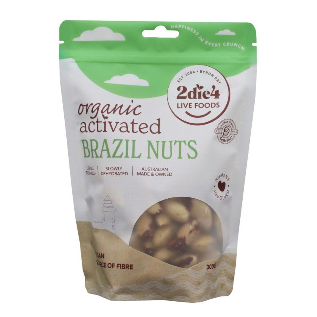 2Die4 Organic Activated Brazil Nuts 300g