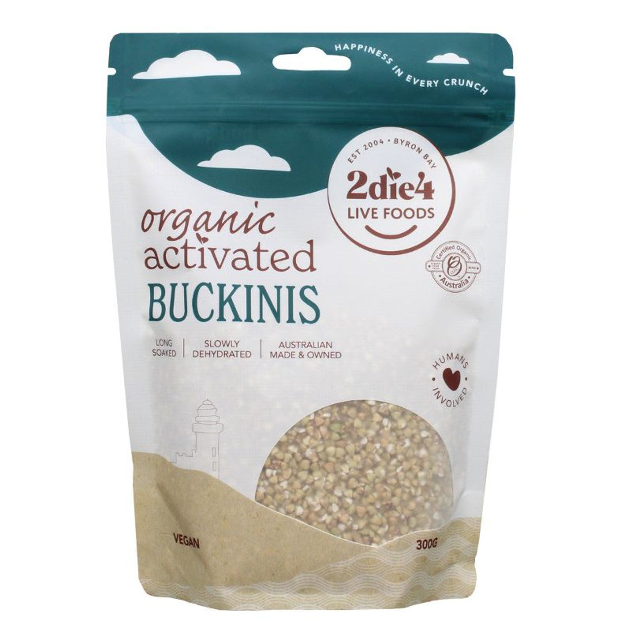 2Die4 Organic Activated Buckinis 300g