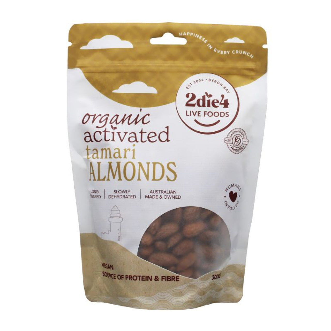 2Die4 Organic Activated Tamari Almond 300g