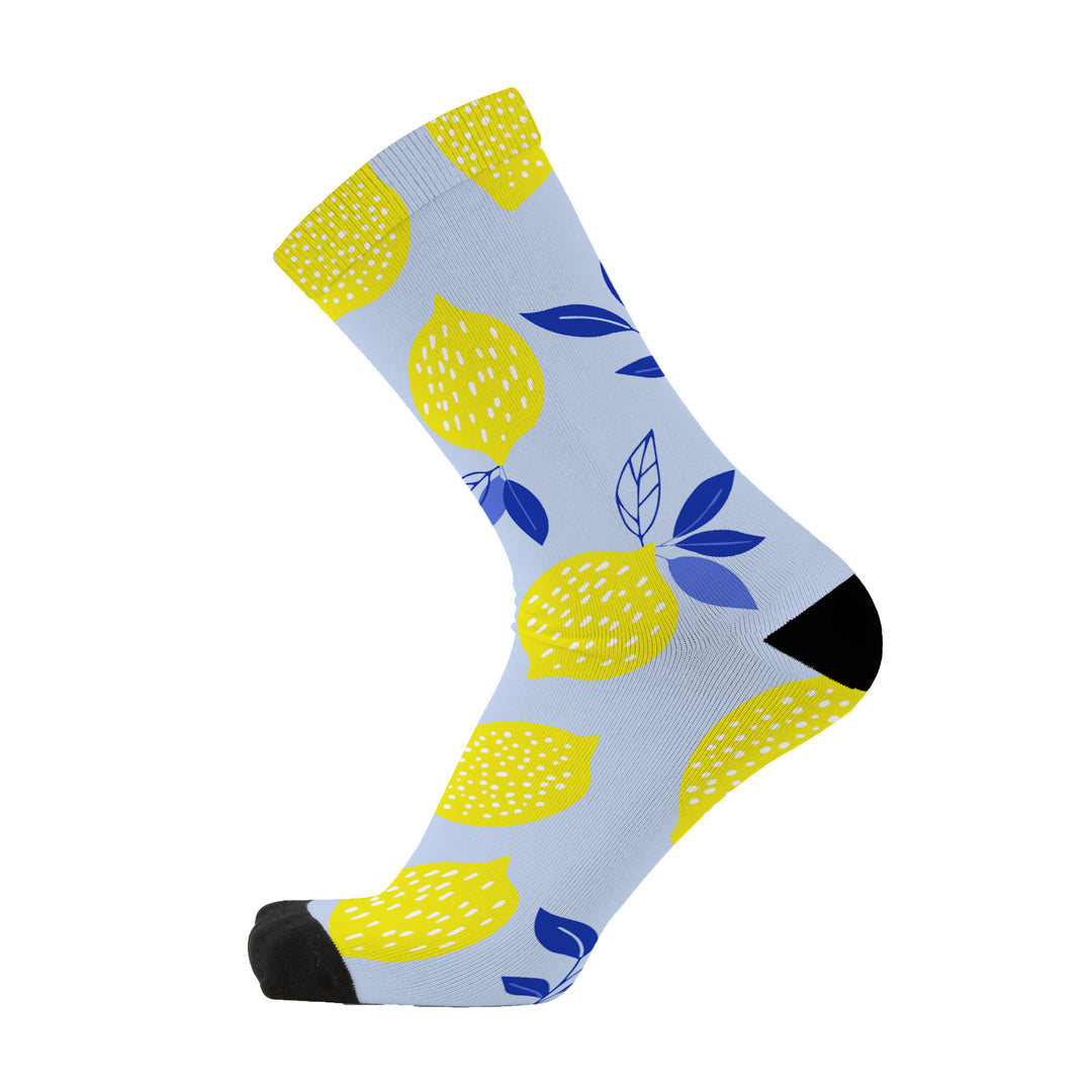 Bamboo Socks - Blue Lemon