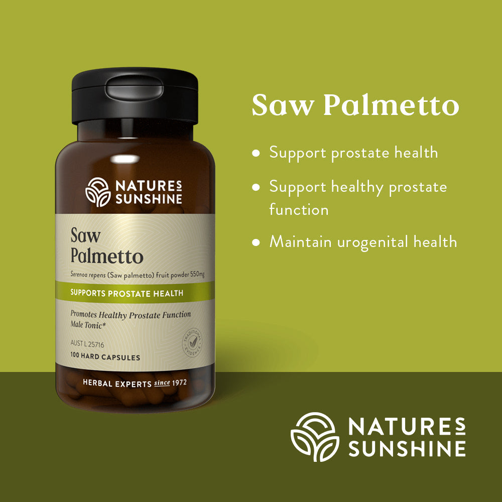 Natures Sunshine Saw Palmetto 100 capsules