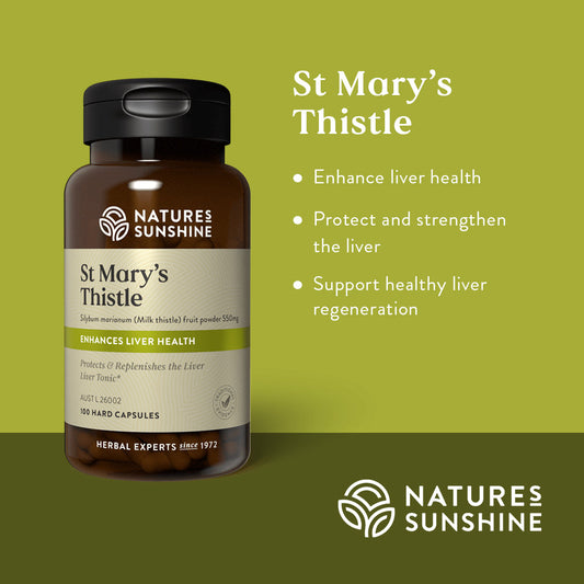 Natures Sunshine St Mary's Thistle 100 capsules