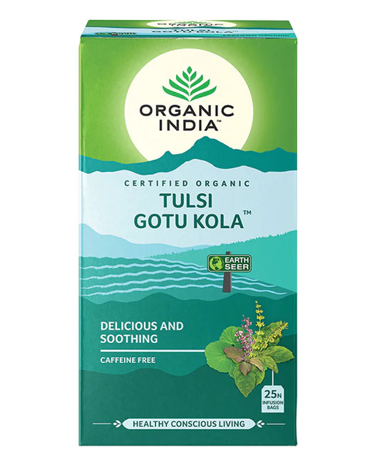 Tea-Organic India Tulsi Gotu Kola 25 bags