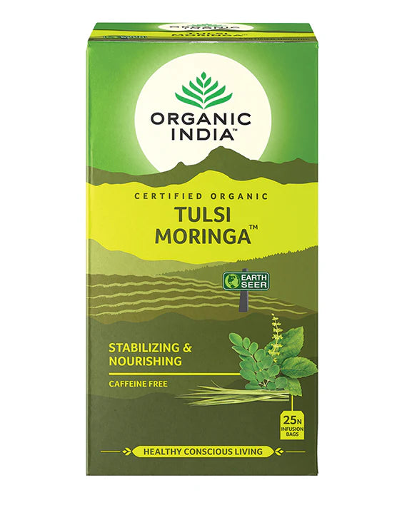 Tea-Organic India Tulsi Moringa 25 bags