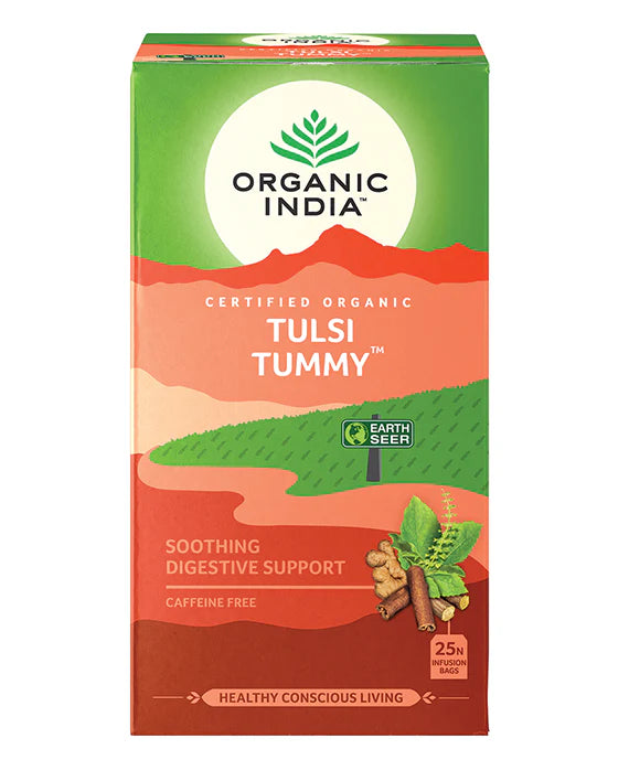 Tea-Organic India Tulsi Tummy 25 bags