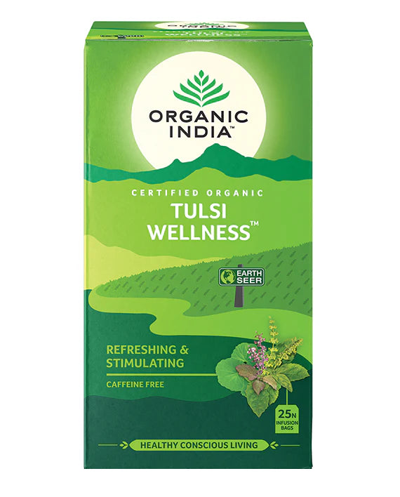 Tea-Organic India Tulsi Wellness 25 bags