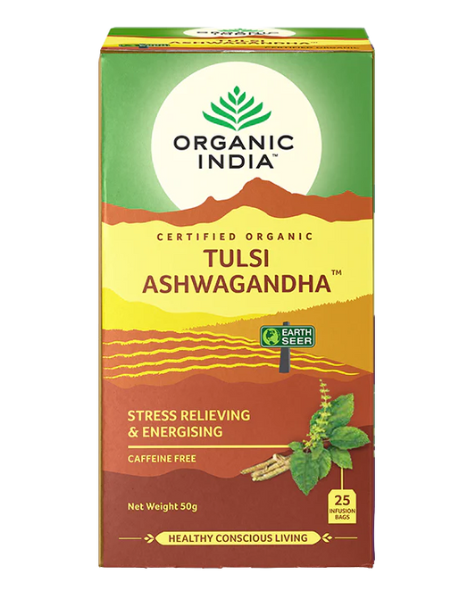 Tea-Organic India Tulsi Ashwagandha 25 bags