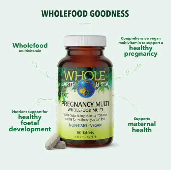 Whole Earth & Sea Pregnancy Wholefood Multi 60 tablets