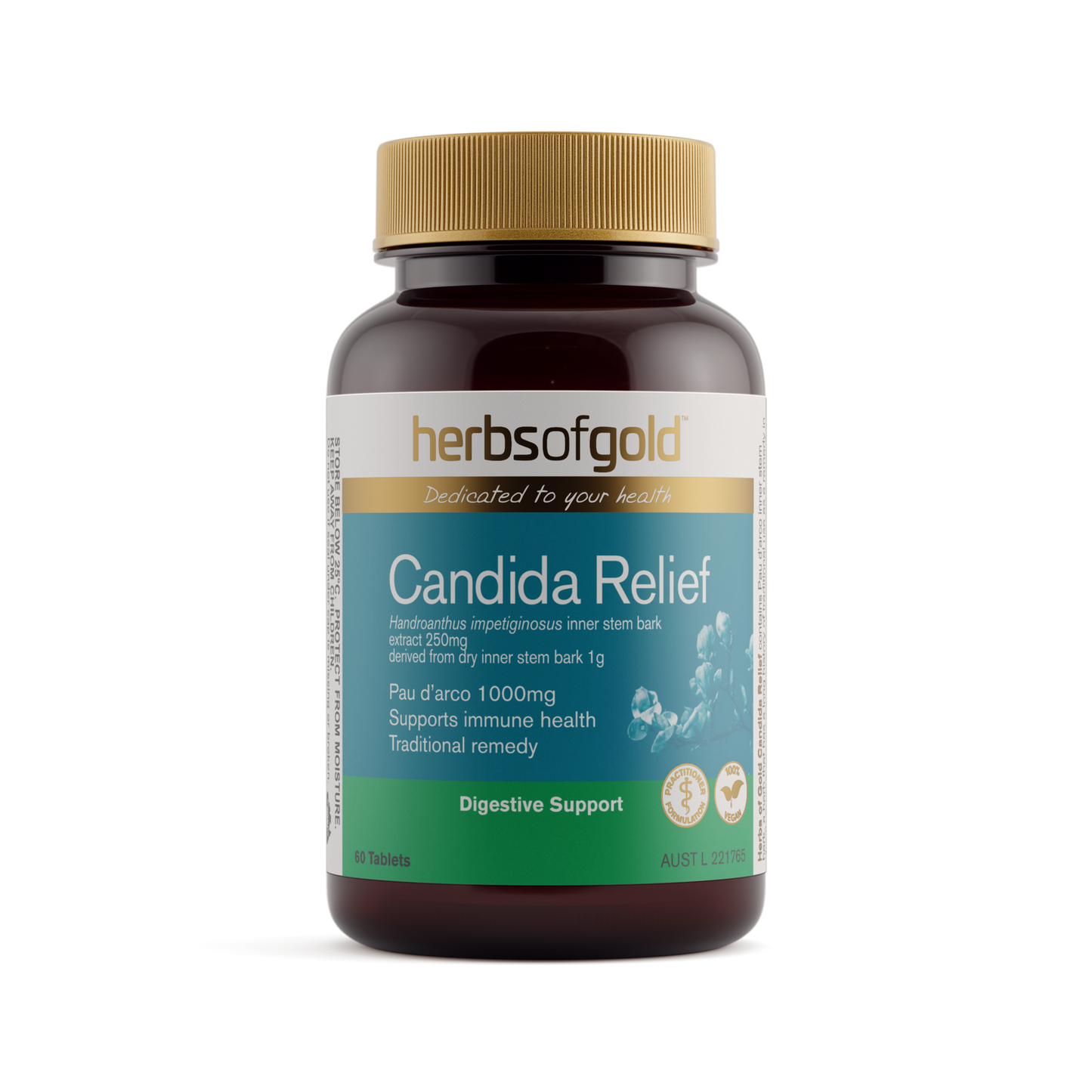 Herbs of Gold Candida Relief 60 tablets