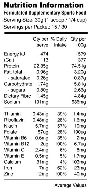 Proganics Organic Plant Protein Plus Vanilla 450g