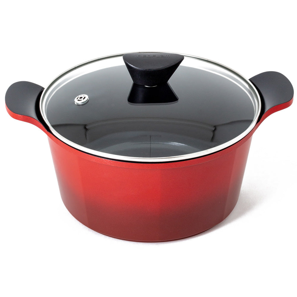 Neoflam Venn 24cm Casserole with Glass Lid Induction