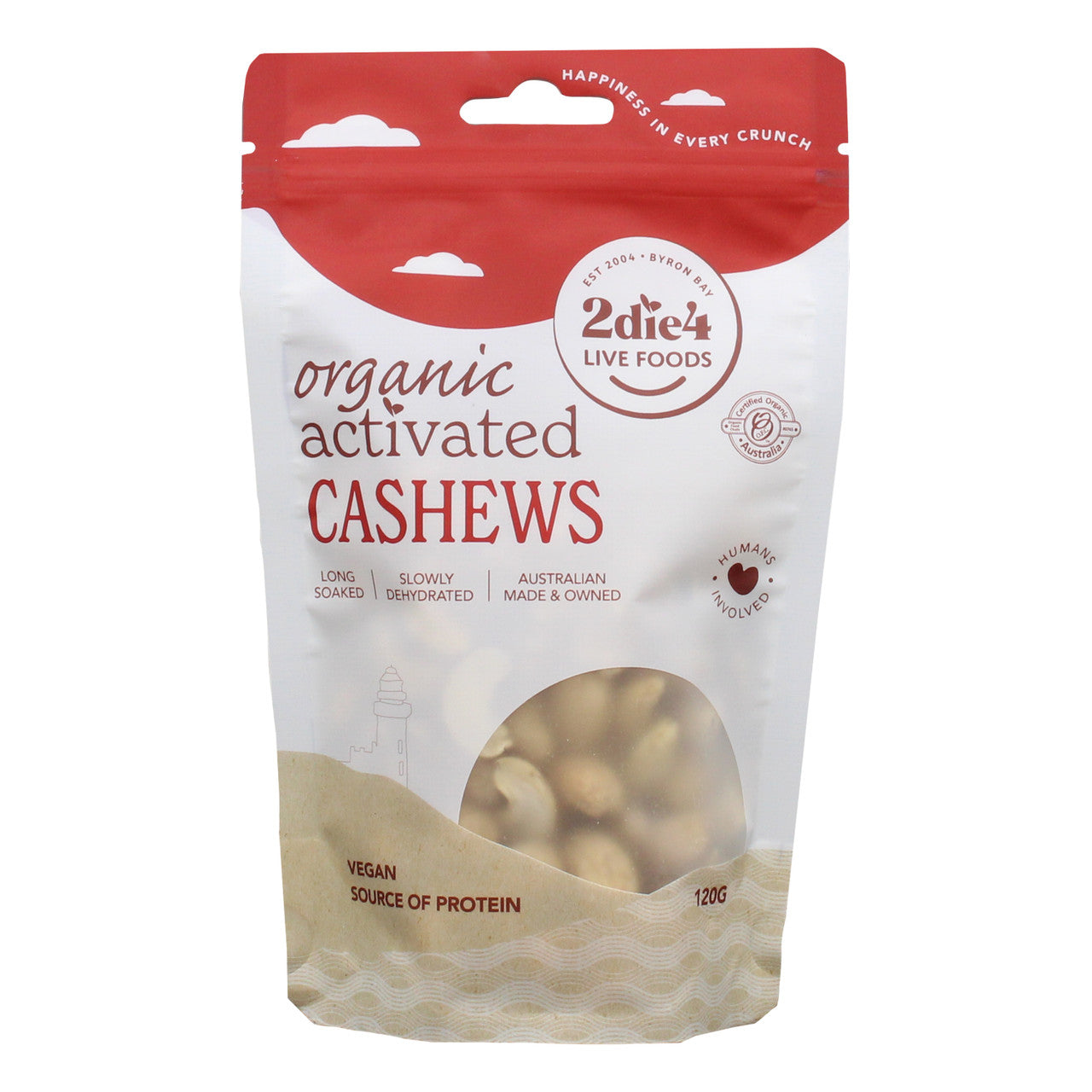 2Die4 Organic Activated Cashews 120g